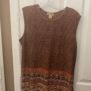 Le pleat tank top (M)